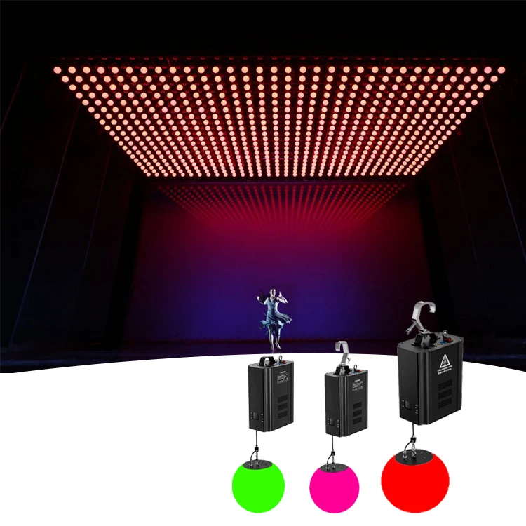 Stage Party Dmx Colorful Rgb Led Lifting Ball Color Kinetics