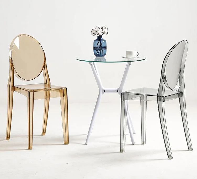 Wedding Crystal Clear Plastic Tiffany Resin french louis chair Chiavari event rental acrylic ghost chairs