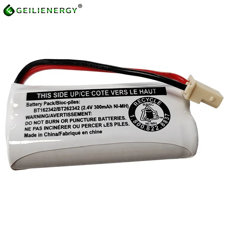 Cordless telephones batteries BT162342 bt183342 2.4v 300mah aaa nimh battery 1.2v rechargeable