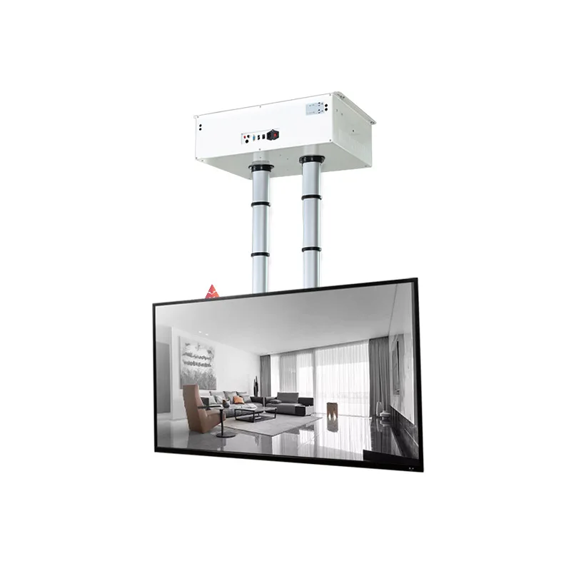 Double Pole Motorized Projector Mount Ceiling Projector Lift Ceiling Mounts