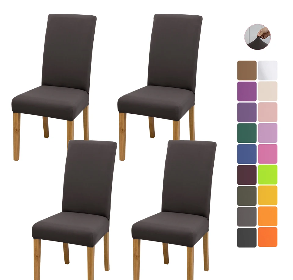 Furniture Covers Slipcover sells Prevent dirt table cloth and elastics cheap  kids elastics New Style Solid Chair Cover