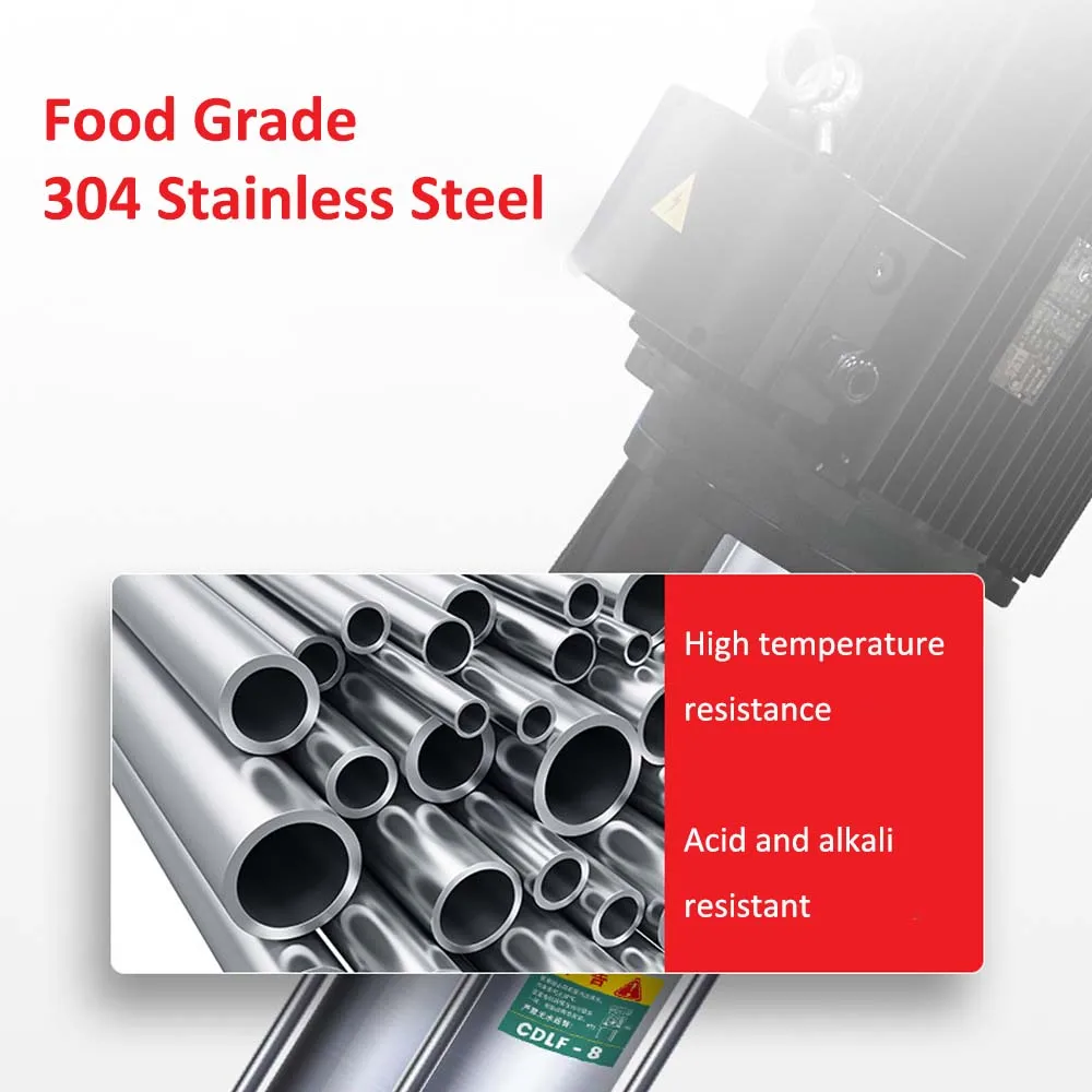 High Pressure Inline Vertical Clean Water Pump Multistage Centrifugal Booster Water Pump