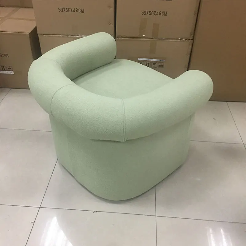 Single Person Leisure Sofa Chair for Home Living Room for Hotel Fabric Negotiation