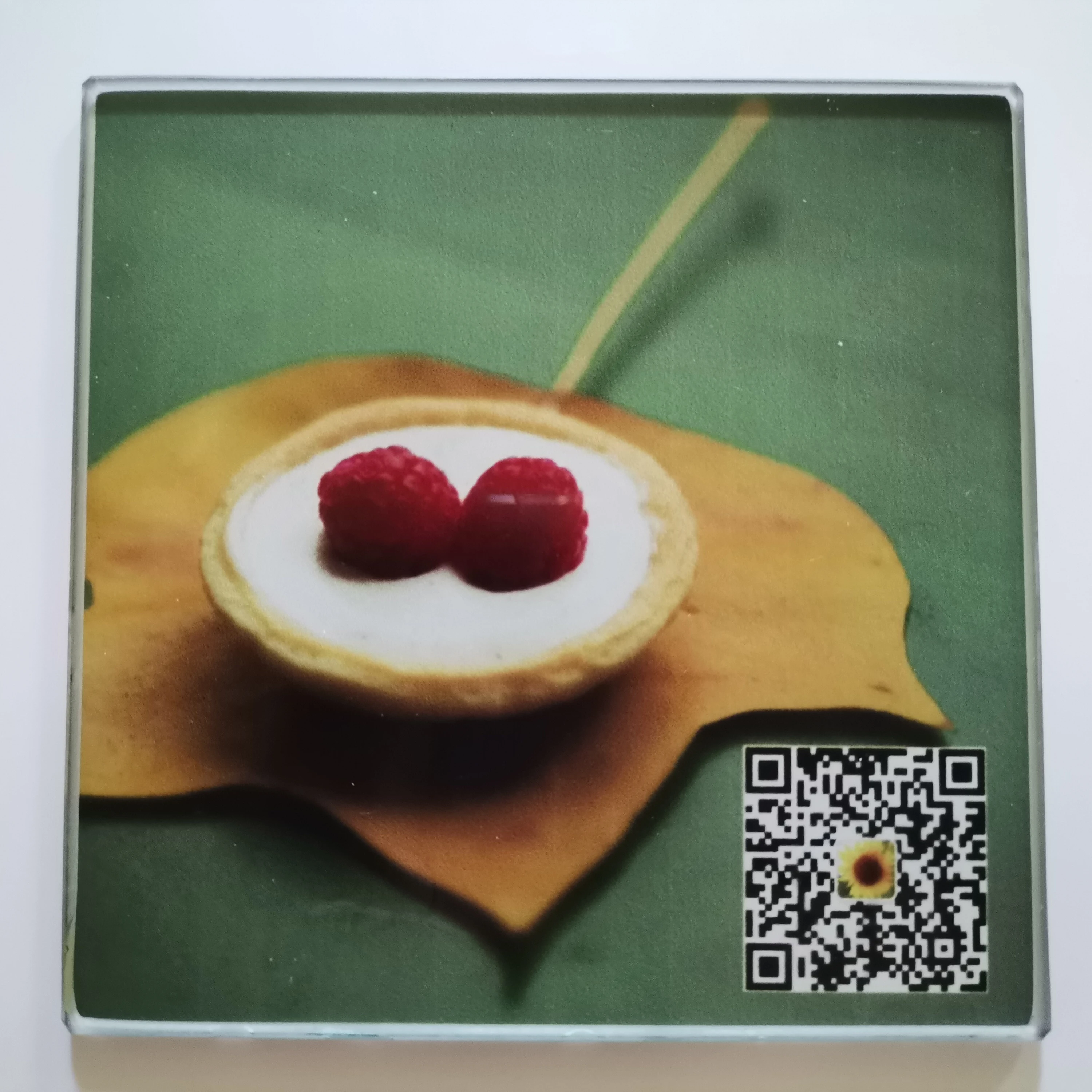 Wholesale Sublimation 4 Pieces Tempered Glass Square Coaster Coffee Cup Mat Heating Press Thermal Coated Transfer Crafts