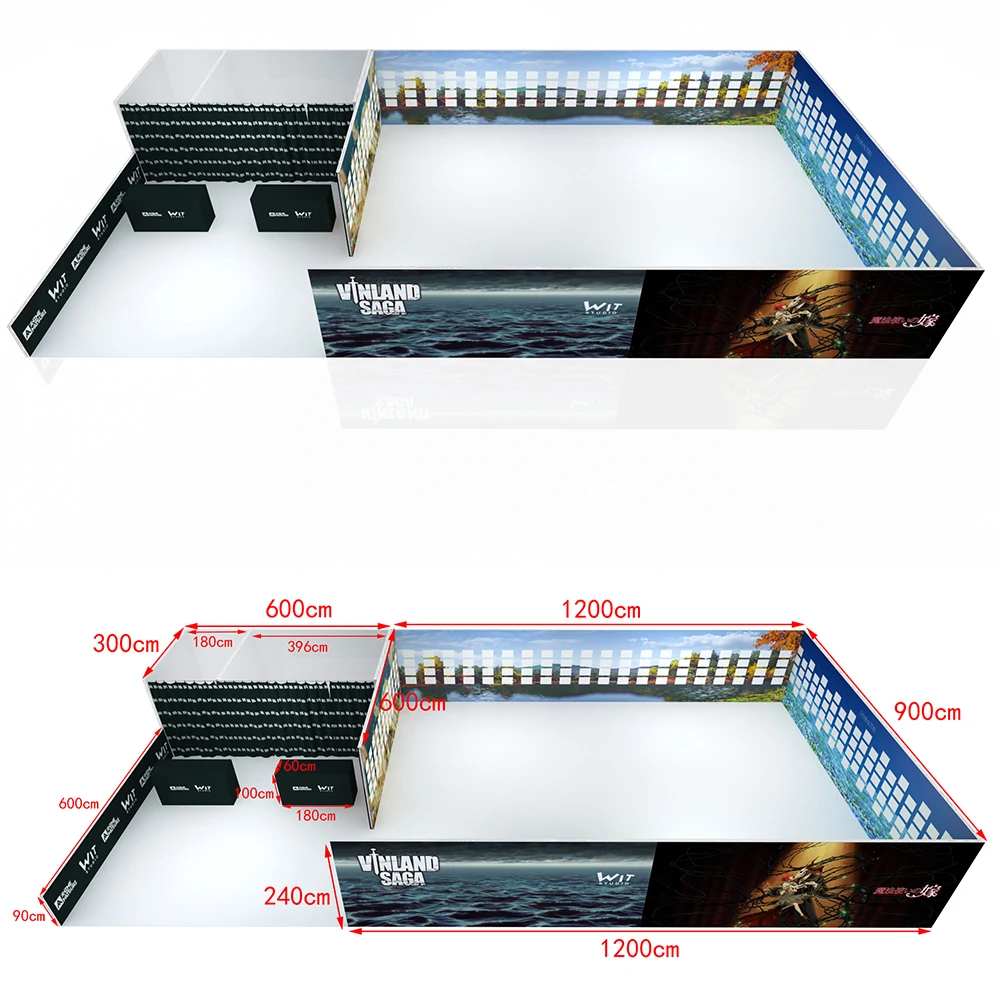 Detian Display offer exhibition booth design convention stand stall