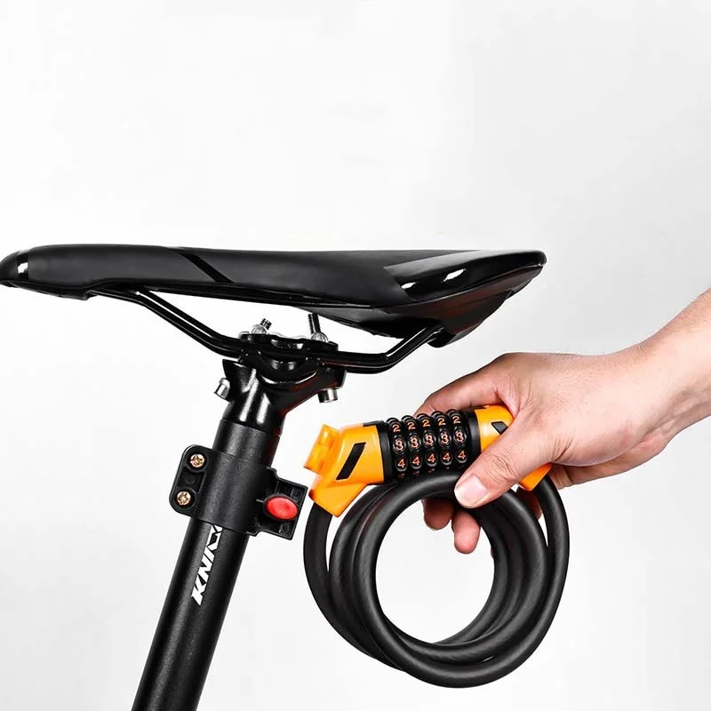 Bicycle Locks Bicycle Code Lock Thick Steel Cable Mountain Bike Accessories
