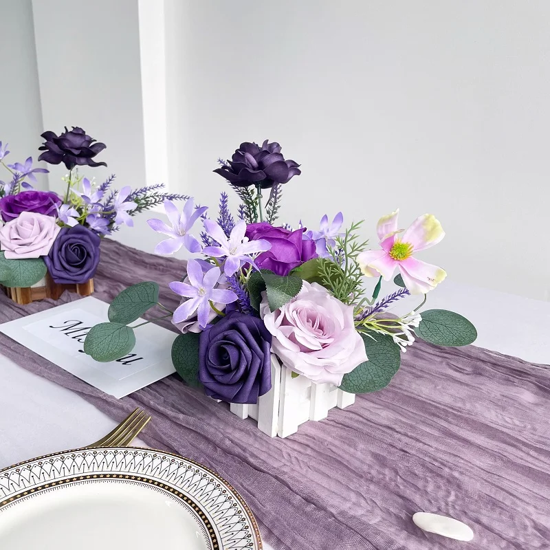 Wedding Decoration Table Centerpiece Flower  Basket Flower Centerpieces Wedding Table Decor