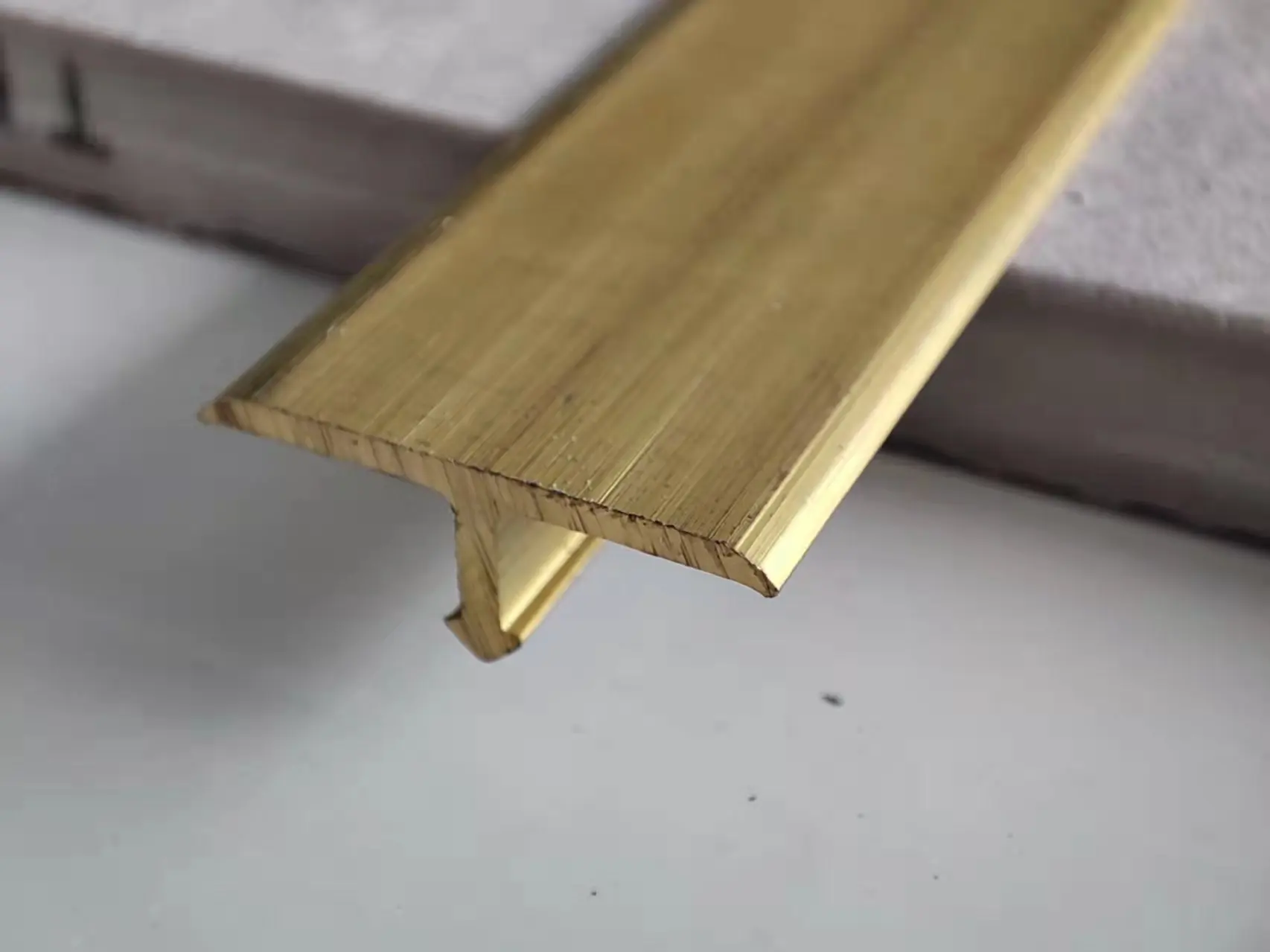 Essential Brass Tile Trim Copper Tile Edging Trims T Shape U Shape Brass Cooper Polished Brass at Low Price