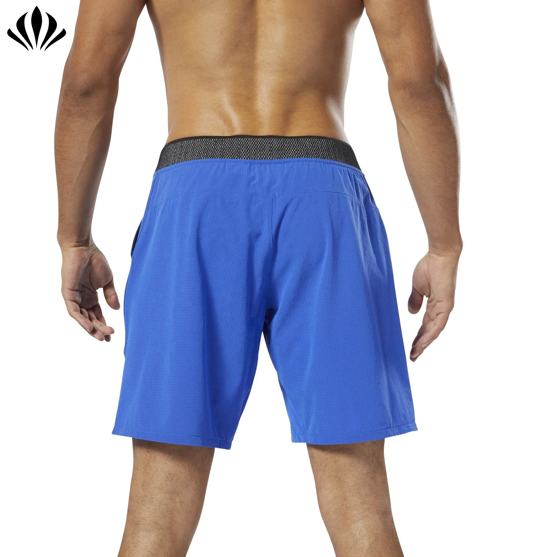 
Wholesale custom Training and Running shorts men knit waistband cross fit shorts Nylon Spandex gym workout shorts 