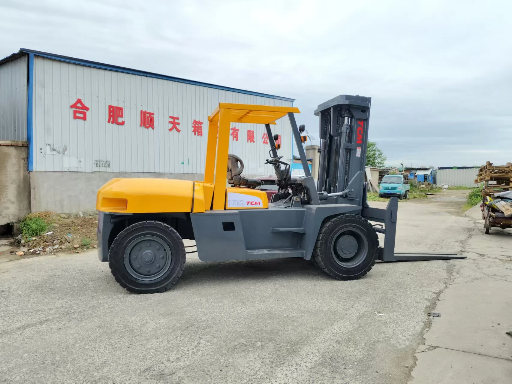 Most Popular Well Sold TCM 10Ton Forklift Used TCM FD100 TCM100 Forklift can load 4m height in stock with Fast Delivery for sale