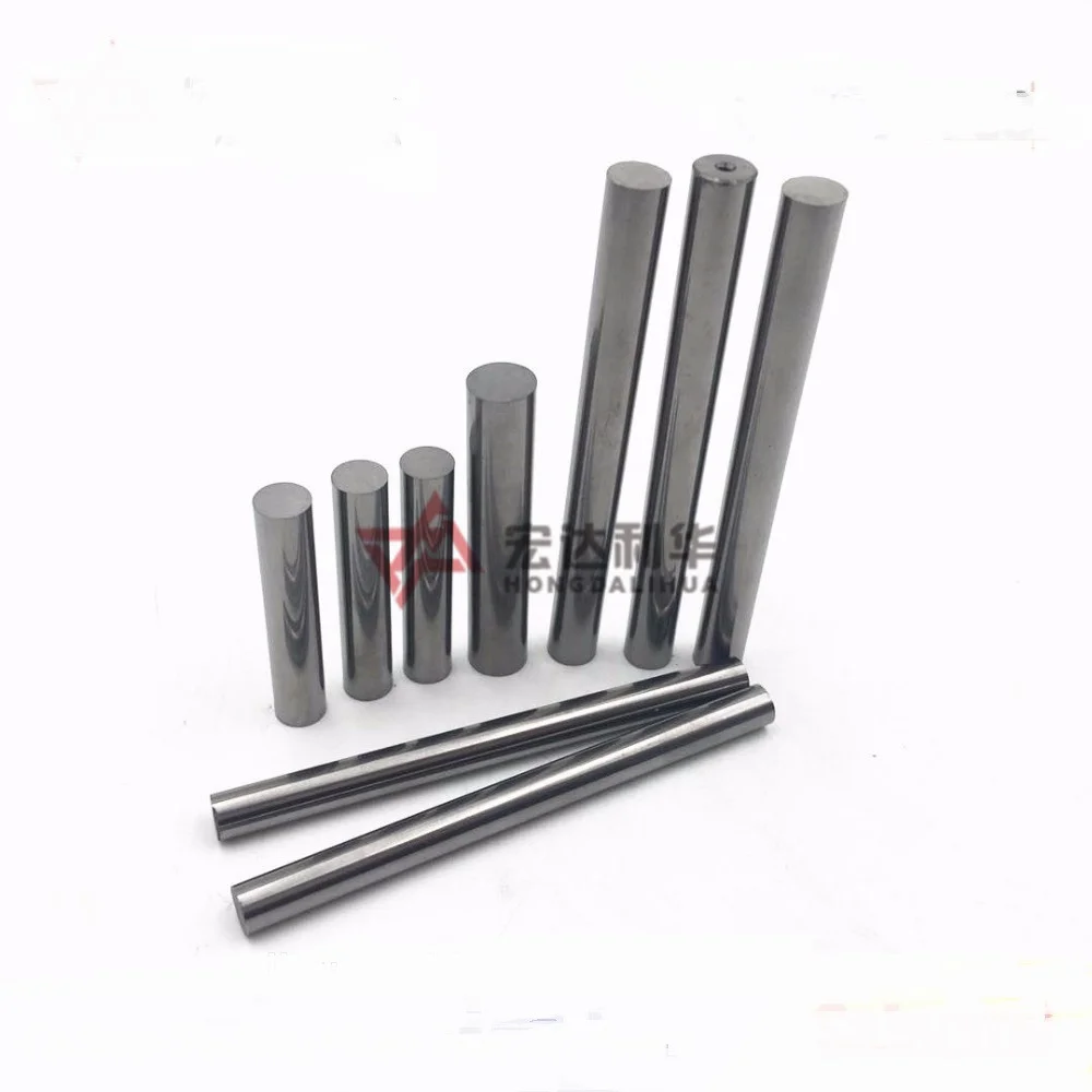 Dia 12x330mm HRA92.5 Long Life Carbide Round Bar For Metal Milling Tools Tungsten Carbide Composite Rods Stainless Steel Rod
