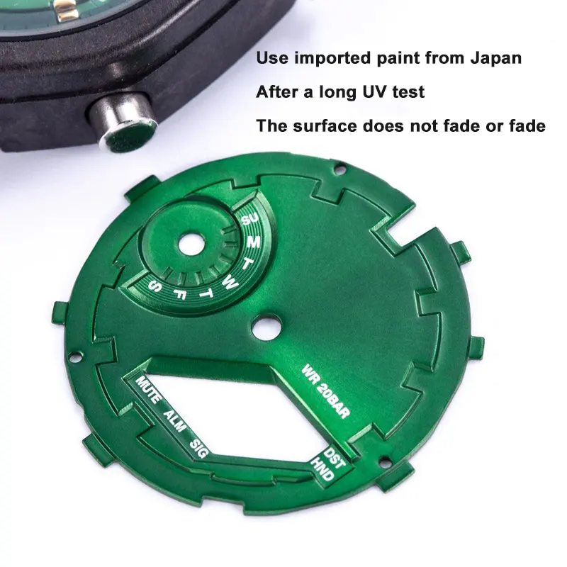 Custom Logo Luxury Dial Ga2100 Replacement Watch Dial For Original Ca Sio GShock Ga2100 Mod Watch Dial