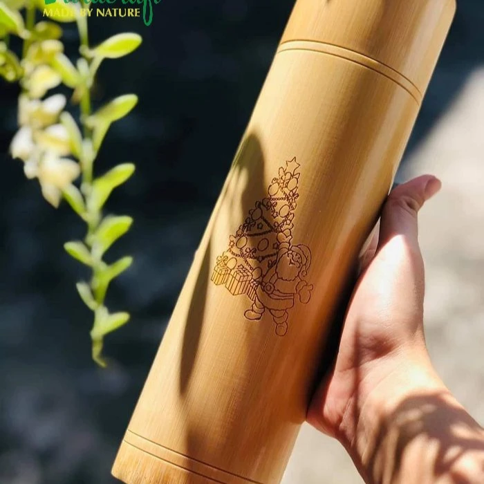 Vacuum Bamboo Bottle, Vacuum Bottle Made of Bamboo