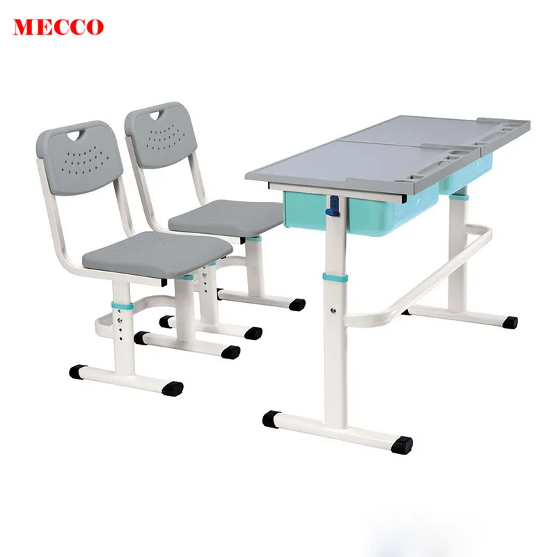 Hot Sale Products Classroom Student Child School Table Grey School Tables Chairs Student Modern Kids Chair