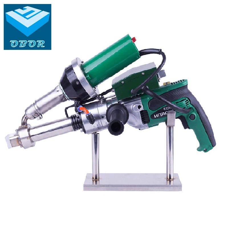 Pp Pe Pvc Plastic Rod Hand Held Extruder Extrusion Welding Welder Machine GW600