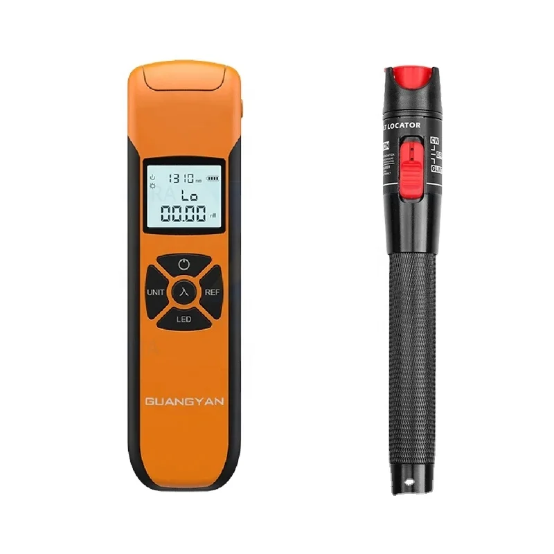 Fiber Optic Tool Kit Tester Optical Power Meter Mini OPM -70-+6dbm VFL 5~60MW Visual Fault Locator