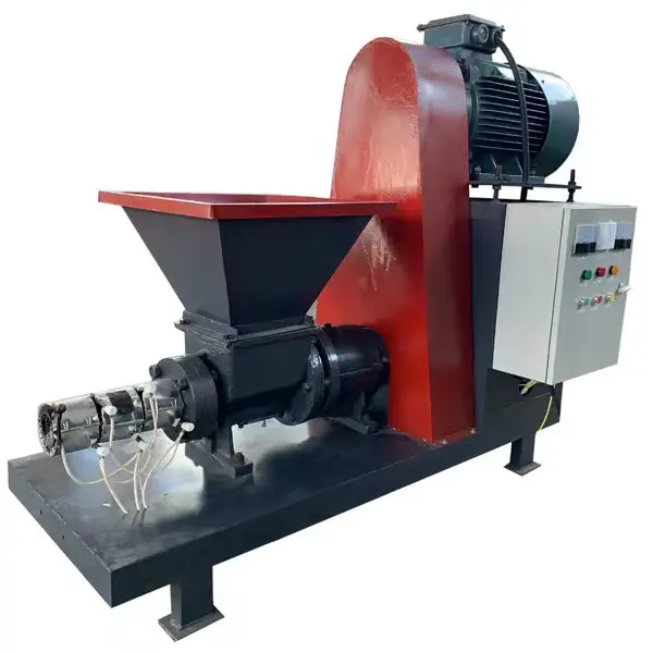 Charcoal Dust Briquette Extruding Machine Coal Stick Briquette Extruder Dust Breeze Charcoal Sticks Briquette Extruder Machine