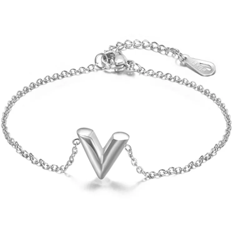 Из нержавеющей стали для женщин, ювелирное изделие, не вызывает аллергии, 18K позолоченный Материал колье и сережек с голубыми и рисунком в виде модной надписи браслет для женщин