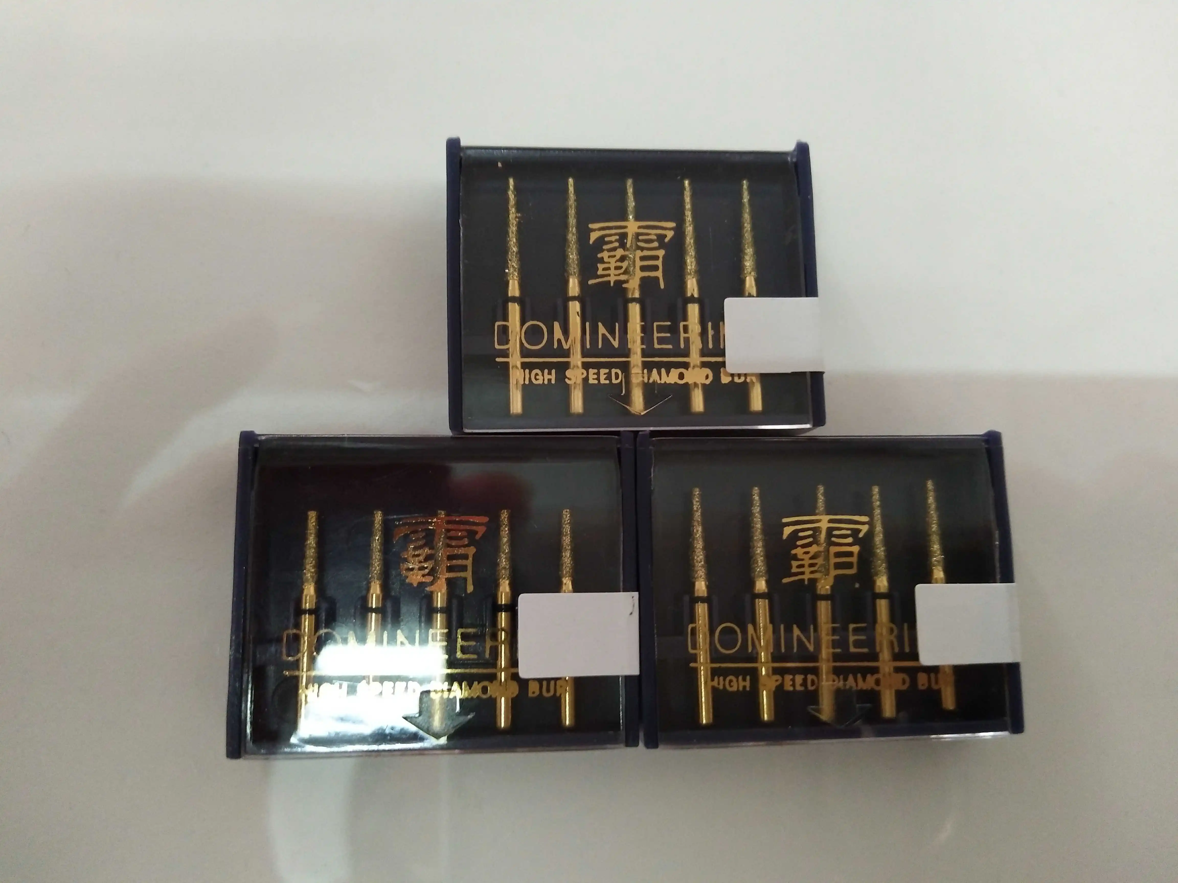 Stainless Steel Round Pear Shaped High Speed Dental Burs Diamond/diamond burs