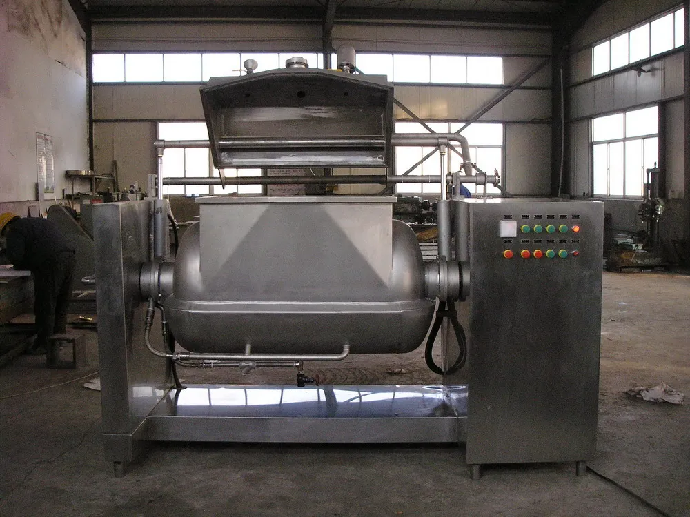 Food industry  Vacuum impregnate the horizontal shaft stirring the wok  Suitable for sauces with high viscosity