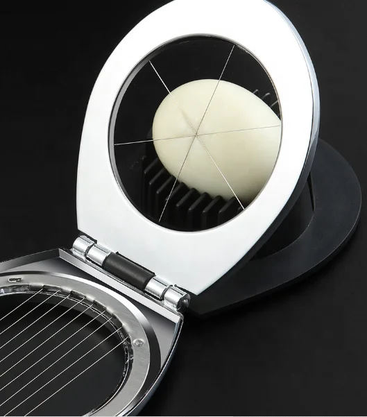 Multi-function stainless steel egg cutter for Egg slicer cut into flowers Versatile kitchen helper