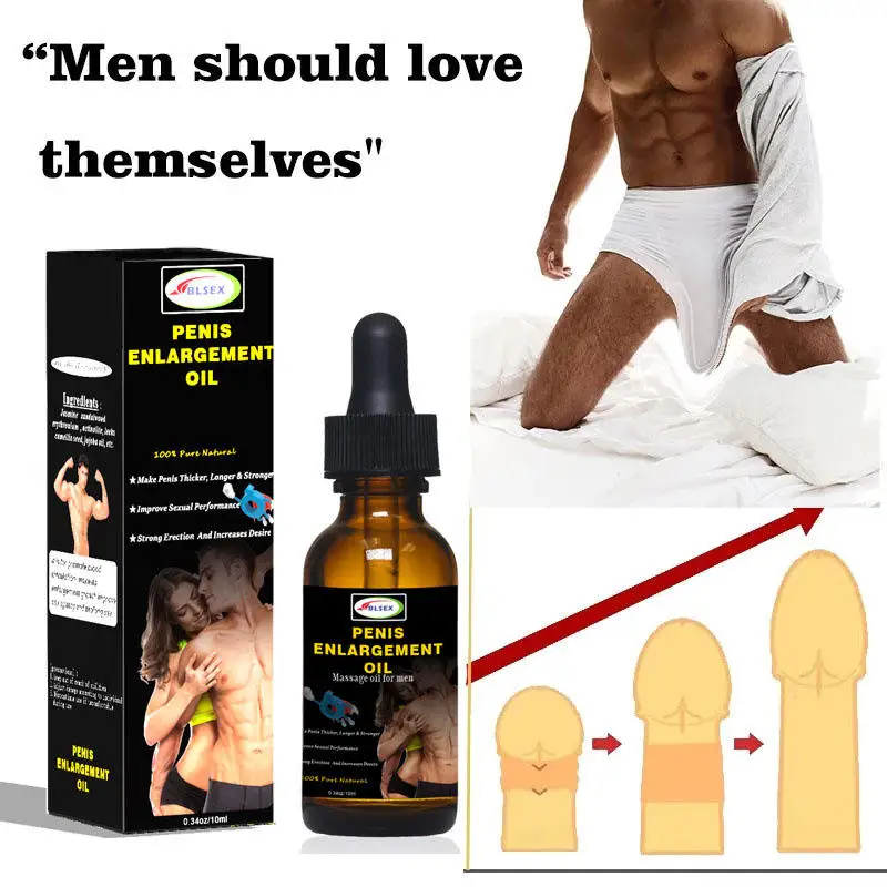 Plant Extract 10ml Massage Penis Enlargement Oil For Penis Enhancement