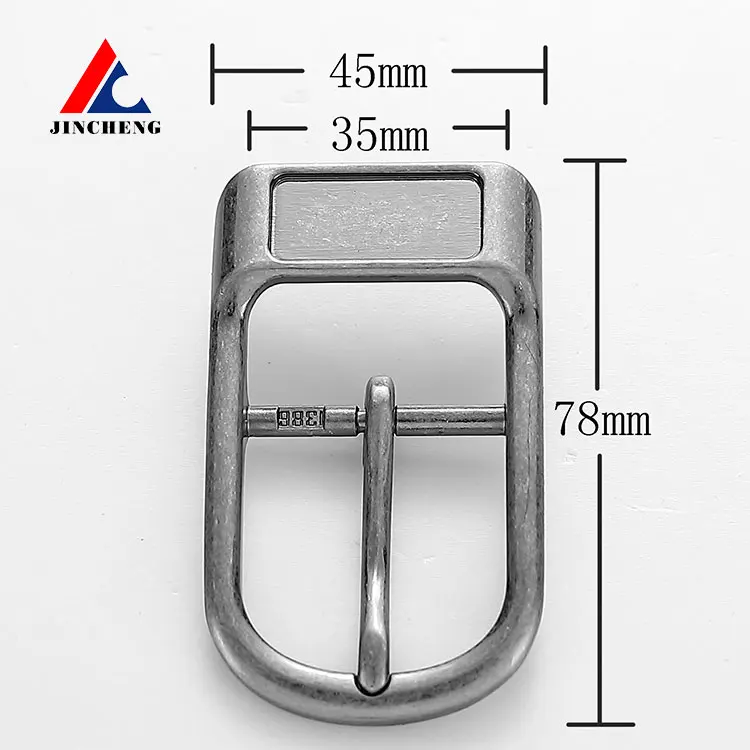 Custom belt buckle canvas belt head pin buckle alloy metal pin belt buckle
