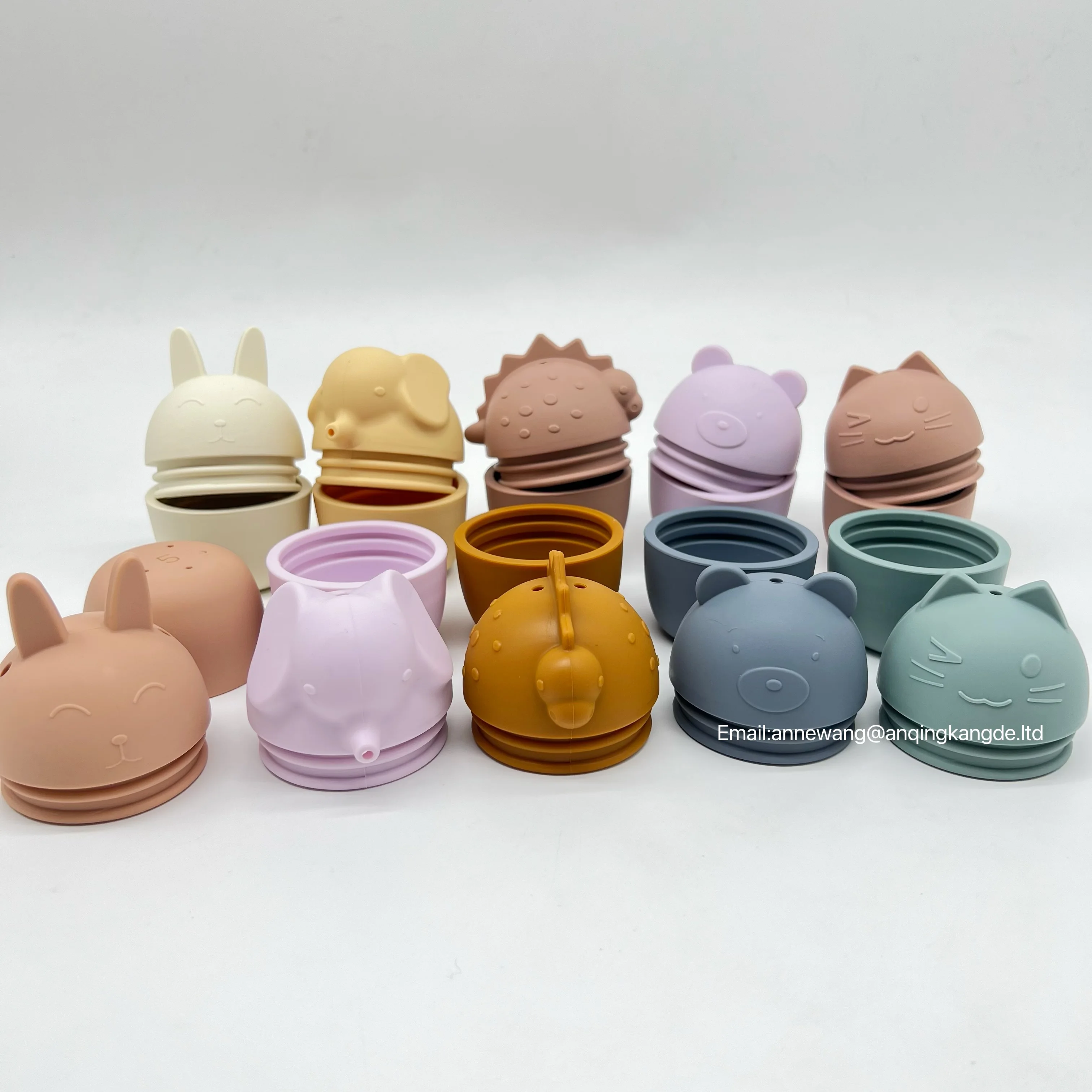 Набор силиконовых детских игрушек для ванны Kangde с логотипом на заказ, распылитель воды для младенцев, детская игрушка для купания в воде