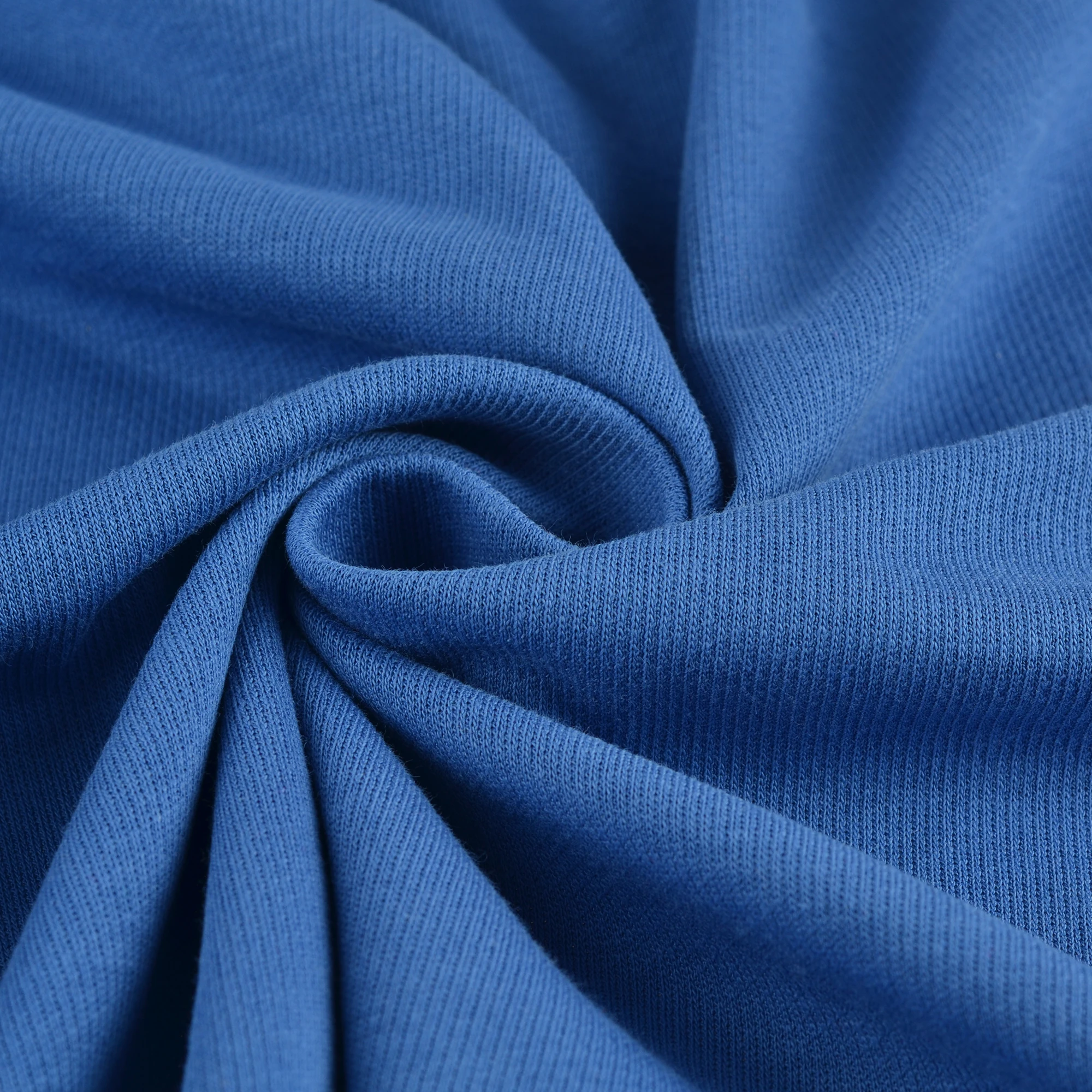 Polyester cotton elastic fabric wholesale 250g new oxygen cotton sweat fabric cool casual wear soft hygroscopic fabric
