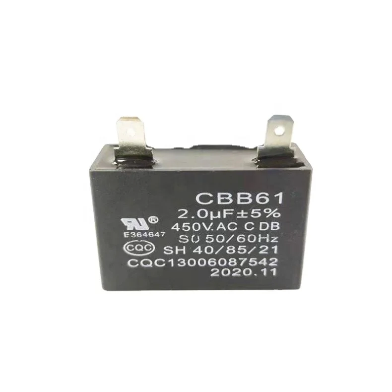 Cbb61 Ceilling Fan Capacitor MPP CAPACITOR