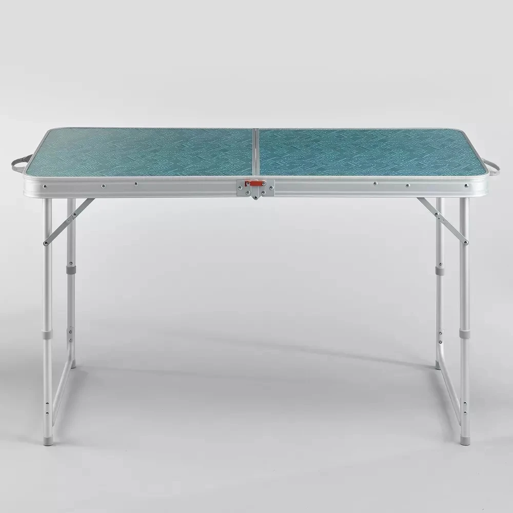 Custom outdoor folding bracket portable aluminum alloy table folding table civil disaster relief table and chairs