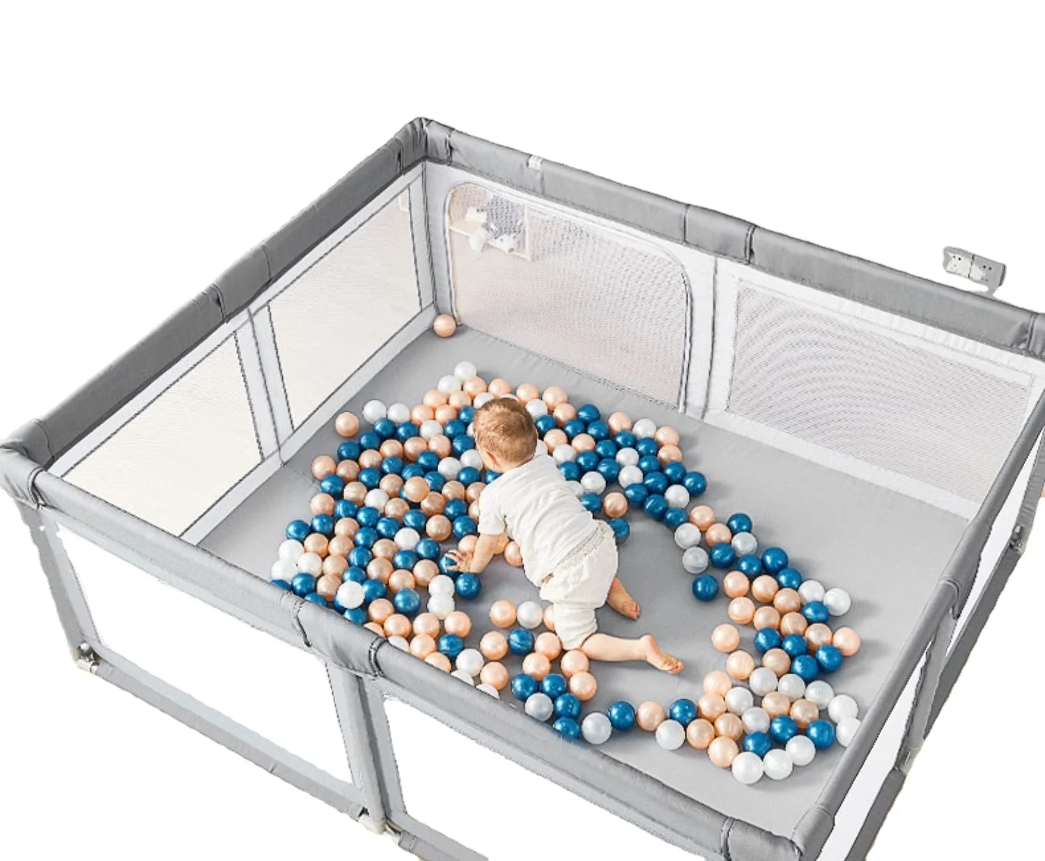 Playpen For Baby Thicken Children Yard Play Fence For Baby Stable Anti-collision Cloth Fence New Design gate