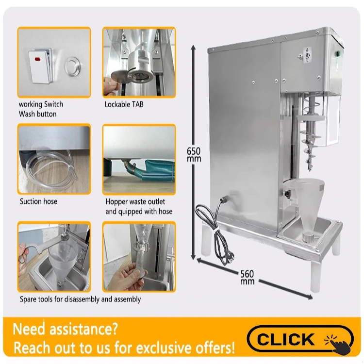 High Quality Yogurt Frozen Fruit Ice Cream Mixer Fruit Ice Cream Frozen Yogurt Mix Blender Yogurt Ice cream Blender machine