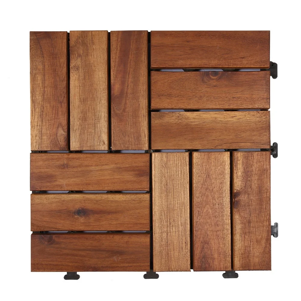 Bamboo outdoor interlocking decking -BB5P3030BH