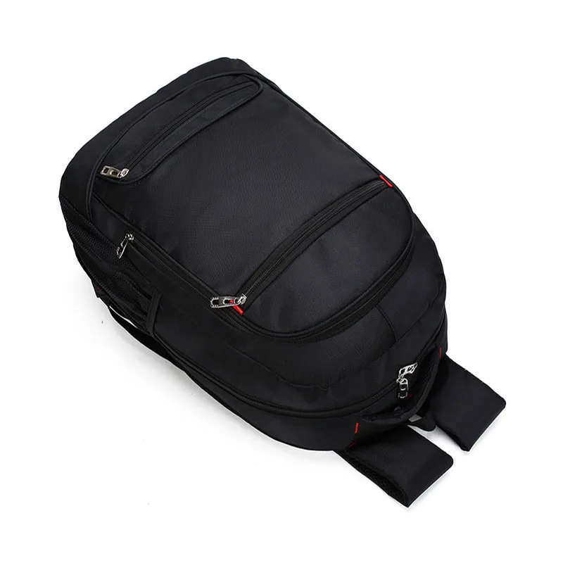 High Quality Anti-Theft Custom Logo Canvas Laptop Backpack Waterproof PC Zipper Outdoor Travel Business Use-Black Available Men