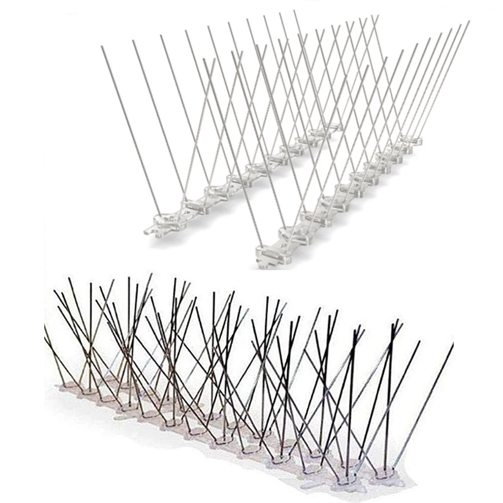 Hot Sale Stainless Steel Repeller Bird and Pigeon Spikes Deterrent Anti Bird Repeller
