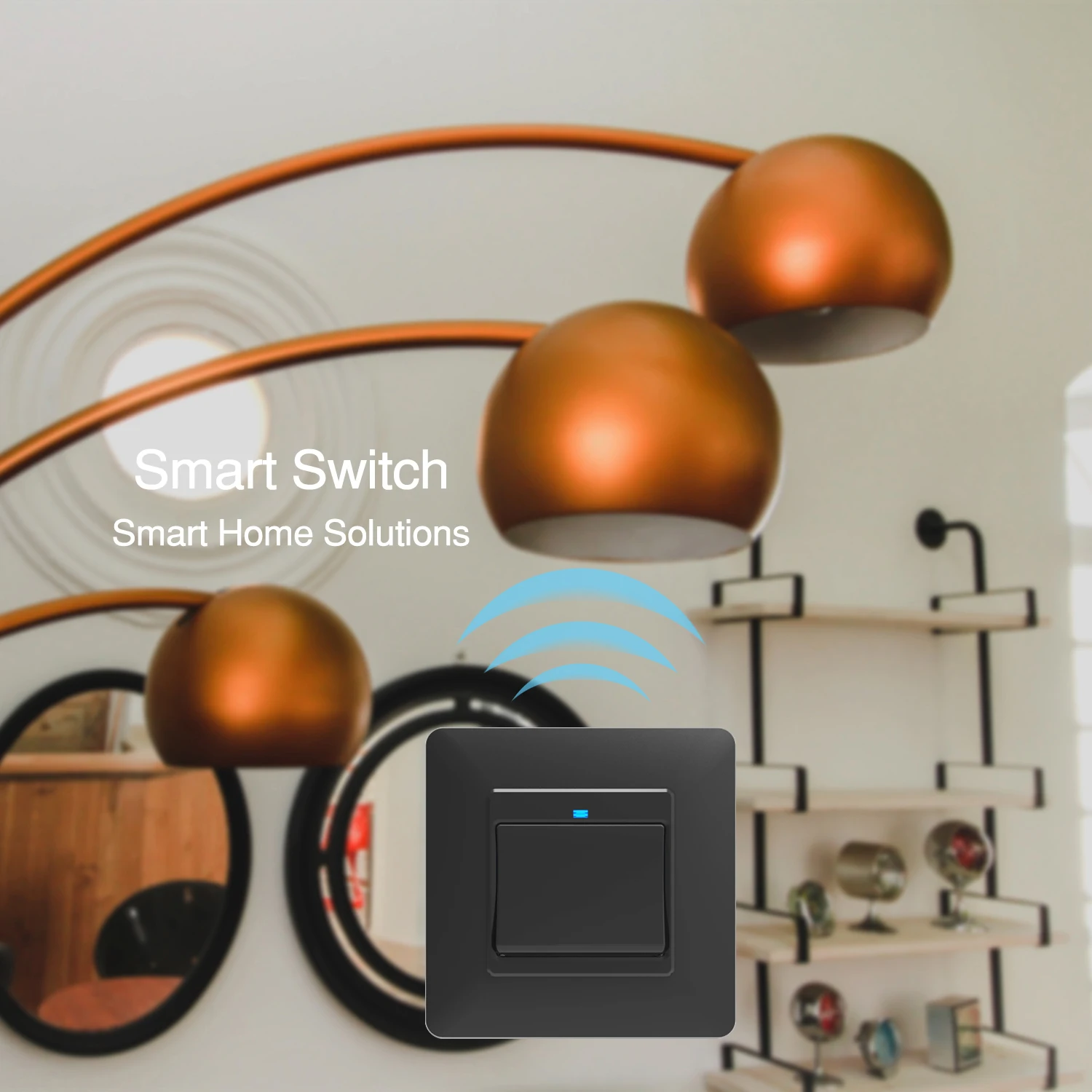 SHUWEI Beijing Smart Home Wireless Light Electrical Wall Push Button Switch UK Multi Control