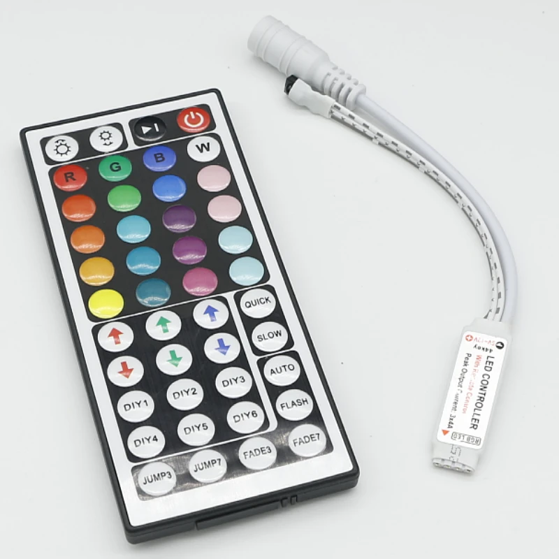 DC 12 В 24 светодиодный Rgb пульт дистанционного управления 24Key 44Key Mini IR контроллер 24key 44key