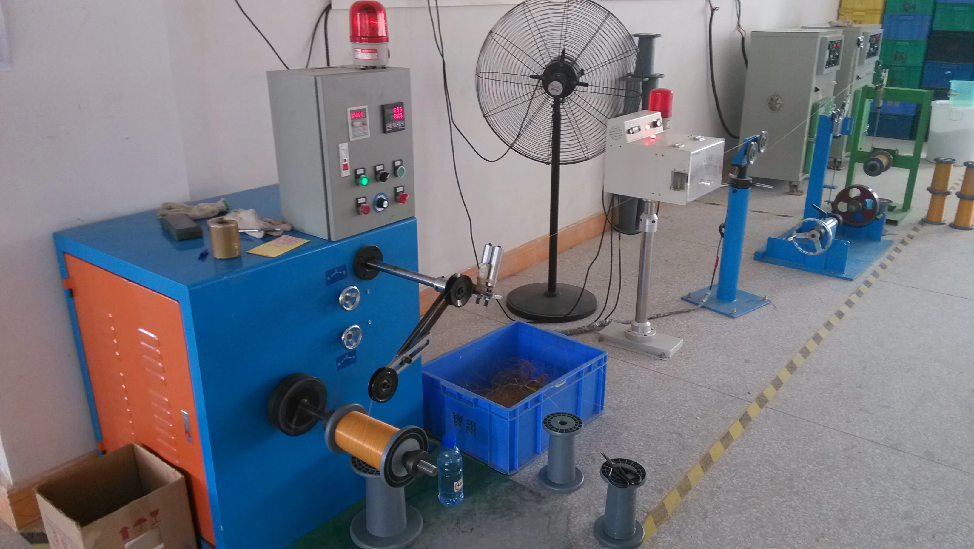 
Electronic heatset wire cable extrusion line 