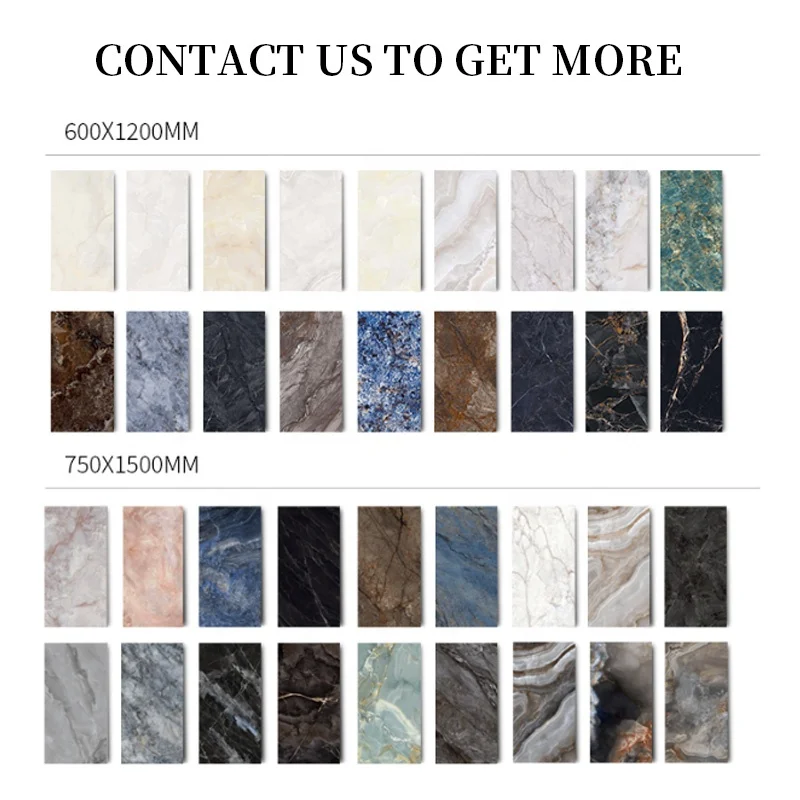 Cream Marble 24x48 Full Polished Glazed Porcelain Luxury Stone Floor Tile for House