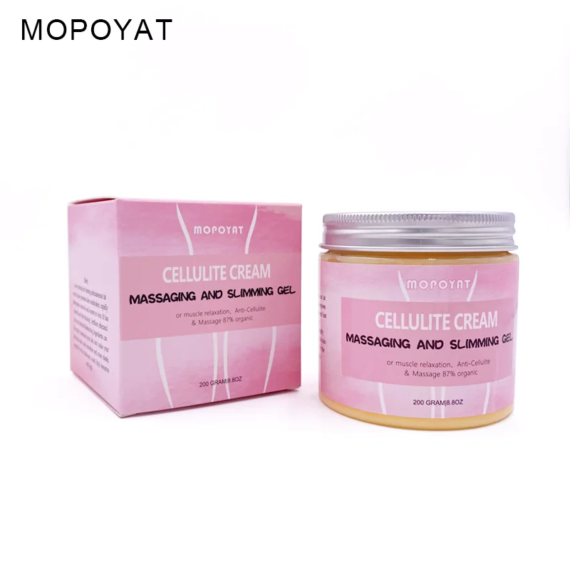 30%Off Private Label 200g Organic Anti-Cellulite Weight Loss Fat Burning Gel Full Body Fat Burn Waist Hot Slimming Cream
