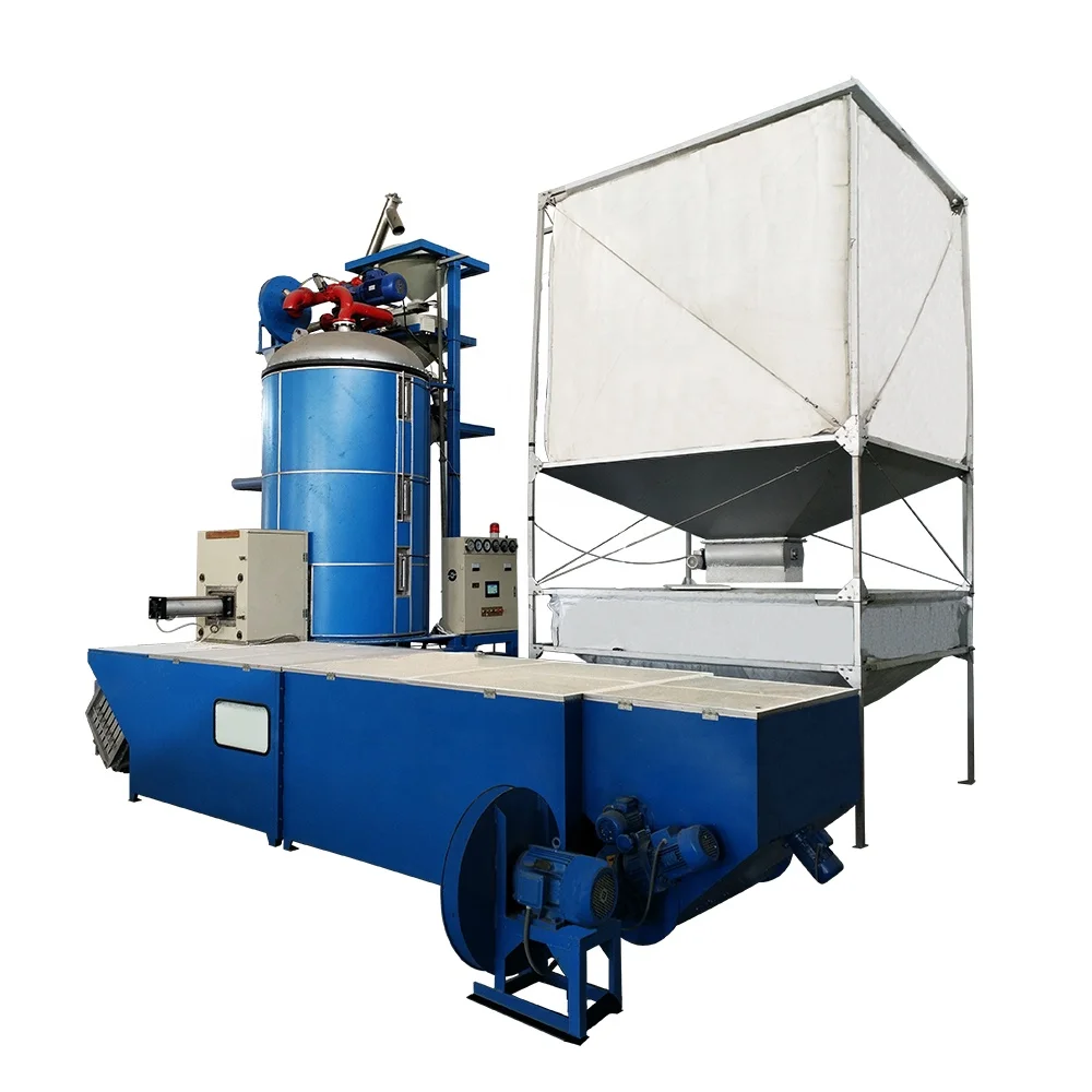 Fangyuan EPS automatic batch pre-expander styrofoam prefoaming machine for high density EPS foam