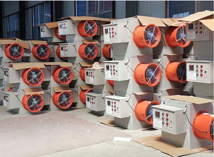High Quality Industrial Electric Air Heater for Poultry Farm Greenhouse  Motor Heating Equipment