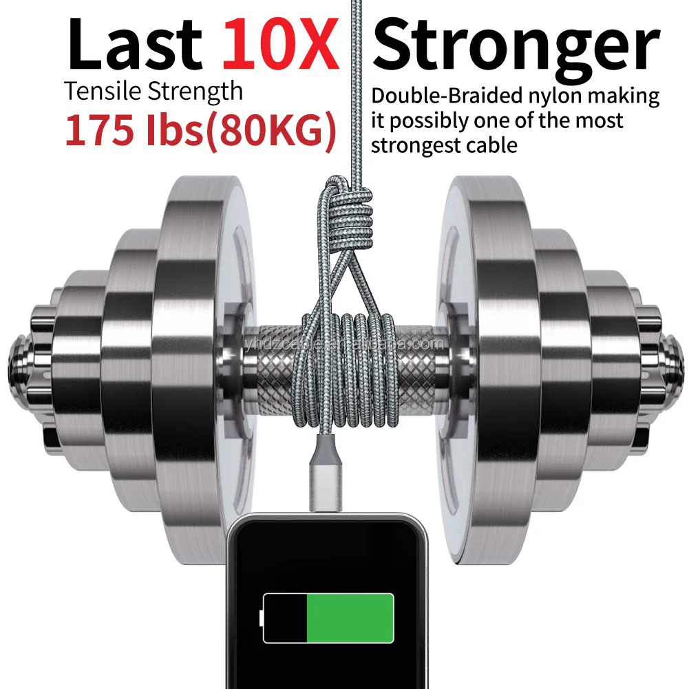 OEM ODM free custom logo Nylon braided 3FT 6FT 10FT 25CM quick charge cable for iPhone 5 6 7 USB synch transfer charging cable