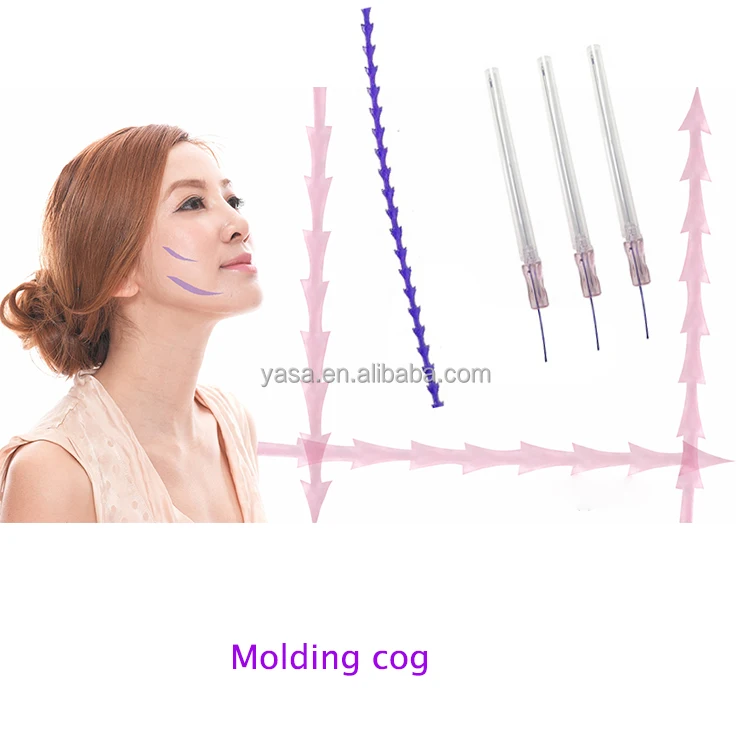 Wholesale Hilos Tensores 18g 100mm Pdo Blunt Cog Thread Lift Cannula Cosmetic for