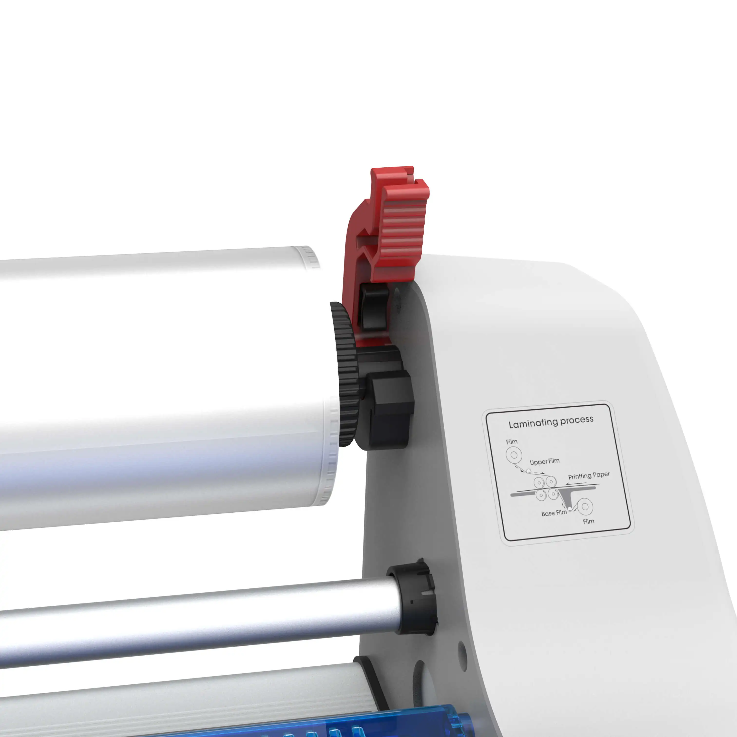 W379 China Laminator FY 350DL Mini Automatic Cold and Hot Double Side Roll Laminating Machine