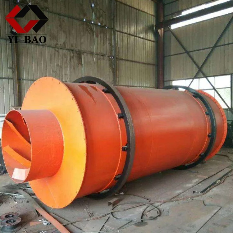 Wood Chips Biomass Roller Rotary Drum Dryer Sawdust Drying Machine