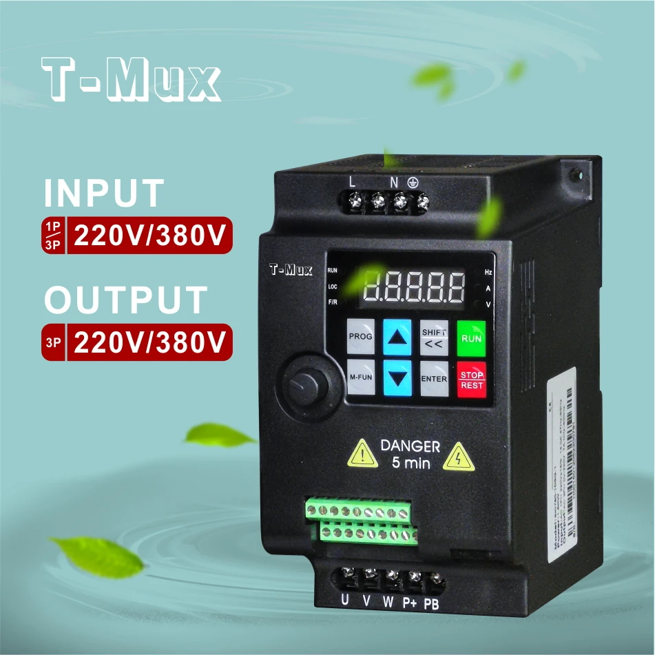 Мини солнечный инвертор насоса 1.5KW 3 фазы 380V 50/60HZ вход постоянного тока выход переменного с частотно-регулируемым приводом преобразователь частоты мотор