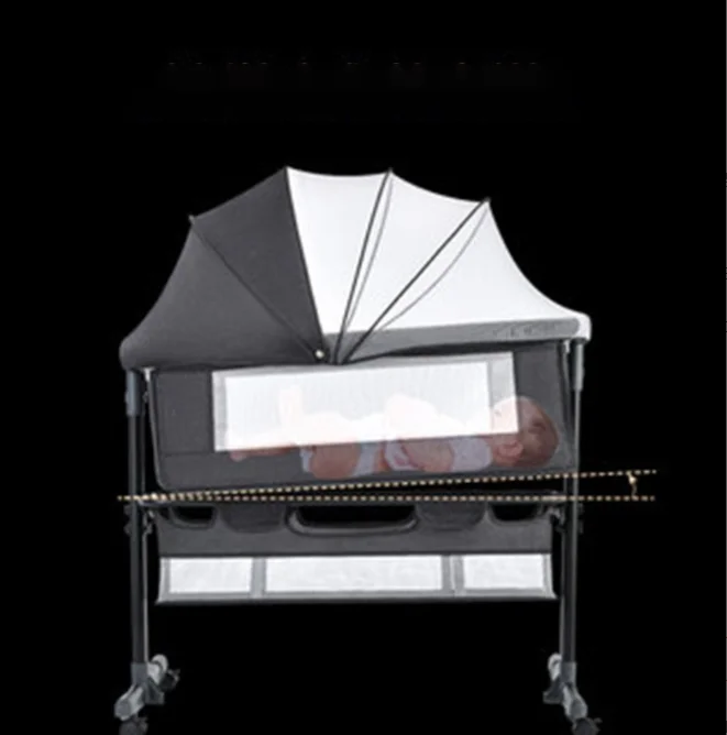 2023 Crib Baby Bed Cradle Multifunctional Mobile Foldable Baby Beds for New born
