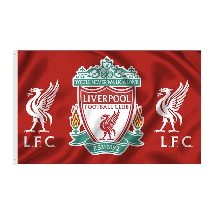 New design all team flags polyester 3*5 custom football team club flags